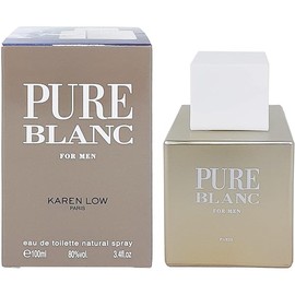 Karen Low Pure Blanc 3.4 OZ EDT Spray Mens New