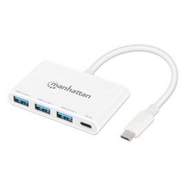 Manhattan 3-Port USB 3.0 Type-C Hub with Power Delivery