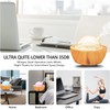 280ml Glass Essential Oil Diffuser Wood Grain Base Air Aroma