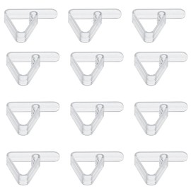 hioseyre 16Piece Plastic Table Cloth Clips for Outside Table, Transparent Picnic Tablecloth Clips, Tablecloth Clips for Outdoor Tables,Table Cloth Clips Fits To 0.4"-1.2" Thick Tables