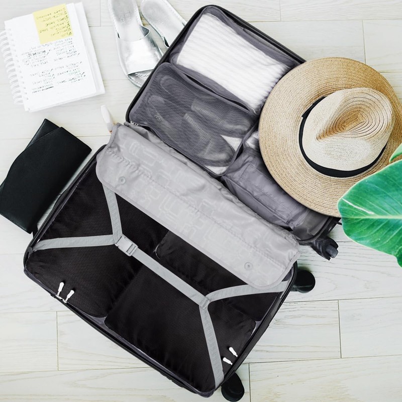14 PCS Compression Packing Cubes Set - 8 Sizes inc