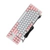 Mechanical Keyboard 87 Keys Blue Switch Ergonomic Multicolor Backlight Design