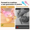 2PCS Peeling Knife with Storage Box, Fruit And Vegetable Peeler