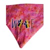 Rainbow Woof Over the Collar Dog Bandana That Slips onto