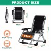 ABORON Zero Gravity Lounge Chair Recliner Folding Patio Lawn Chaise