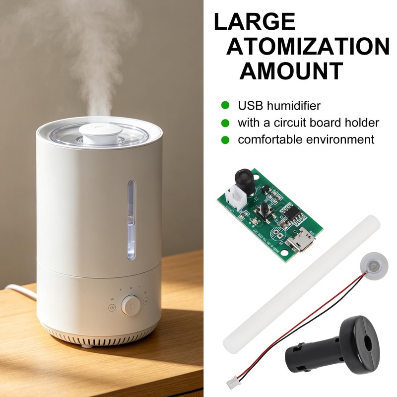 3 Set USB Humidifier Module DIY Ultrasonic 5V Atomizer Spray
