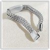 Xusamss Mens Cuban Link Bracelet Stainless Steel Double Layer Chain