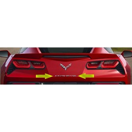 C7 Corvette Stingray/Z06/Grand Sport 2014+ Chrome Rear Bumper "Corvette" Lettering