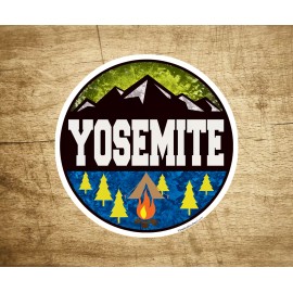 YOSEMITE NATIONAL PARK California Vinyl Decal 3 " Sticker Hiking Camping