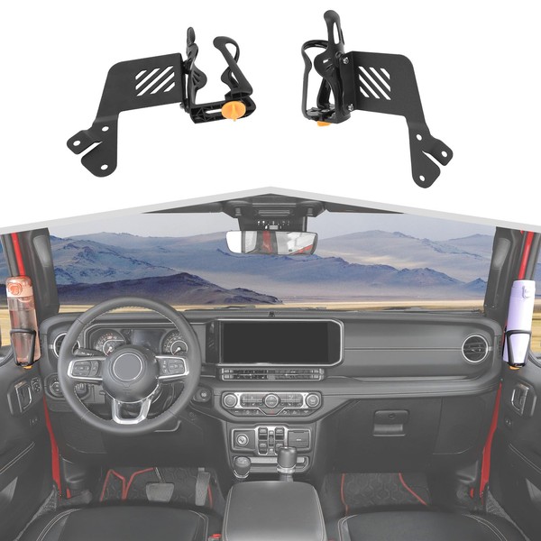 Amayum Front Door Side Cup Holder Driver Side Drink Holder