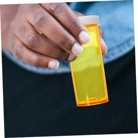 Ipetboom Small Plastic Bottles for Pill Organizer 20pcs Travel Vitamins Organizer Waterproof Pill Travel Set