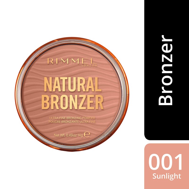 Rimmel Rimmel London Natural Bronzer, 001 Sunlight, 14g