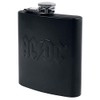 AC/DC HFAC01 Hip Flask, Steel, Black, 9.5 x 2 x