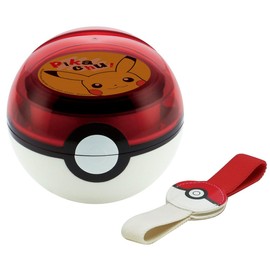 Skater LMS3 Pokemon Pokeball Bento Box, Pokemon Lunch Box, Trinket Box
