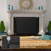 MyLifeUNIT Magnetic Fireplace Cover, 39" x 32" Fireplace Blanket for