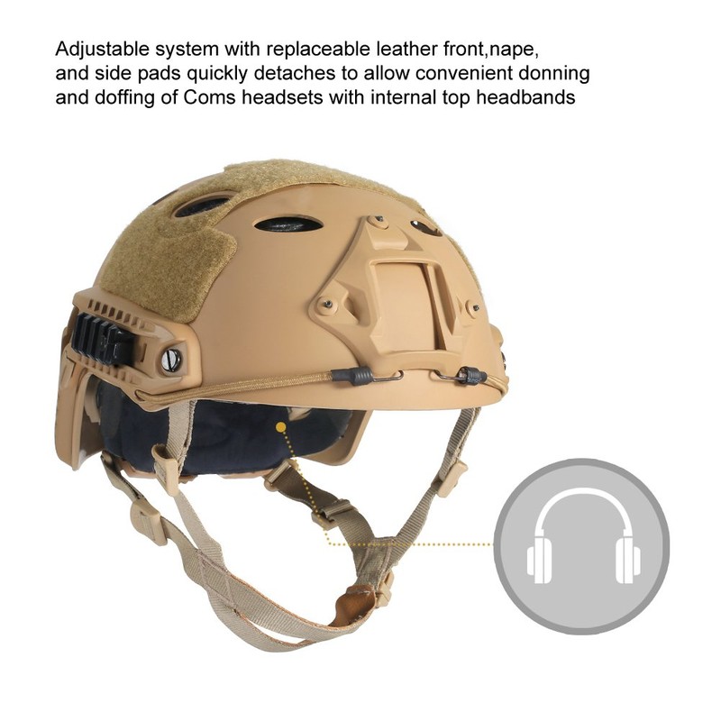 OneTigris PJ Type Lightweight Tactical Safety Fast Helmet for Outdoor