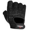 Met-X Unisex Weight Lifting Gloves Small, Leather Fingerless Workout Gloves,