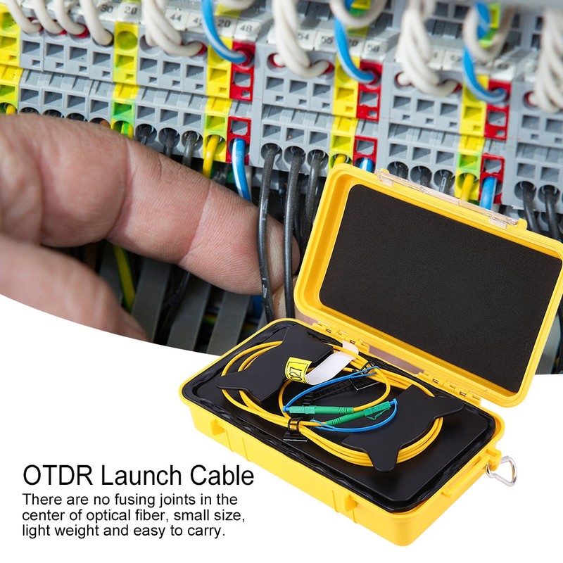 Lc APC Lc APC OTDR Launch Cable Box Optical Fiber