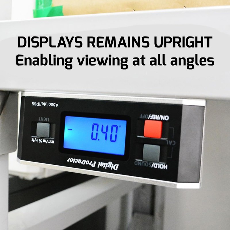 Digital Angle Finder Magnetic Protractor Inclinometer Angle Level Meter Tool