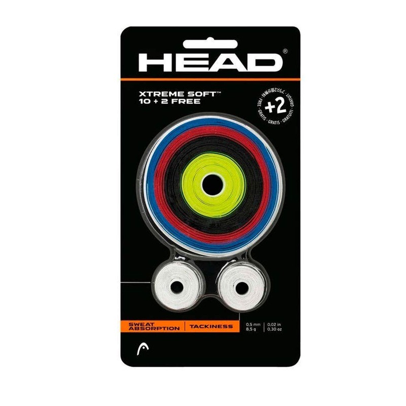 HEAD Blister Xtreme Soft 10 Plus 2 Over Grip -