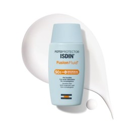 Isdin Fotoprotector Fusion Fluid Spf 50, Protector Solar Facial, Innovadora Textura Ultraligera que Se Funde con Tu Piel, 50ml                        