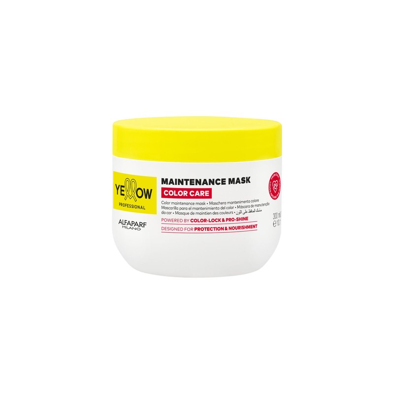 YELLOW PROFESSIONAL COLOR CARE MAINTENANCE MASK 300 ml Mascarilla para