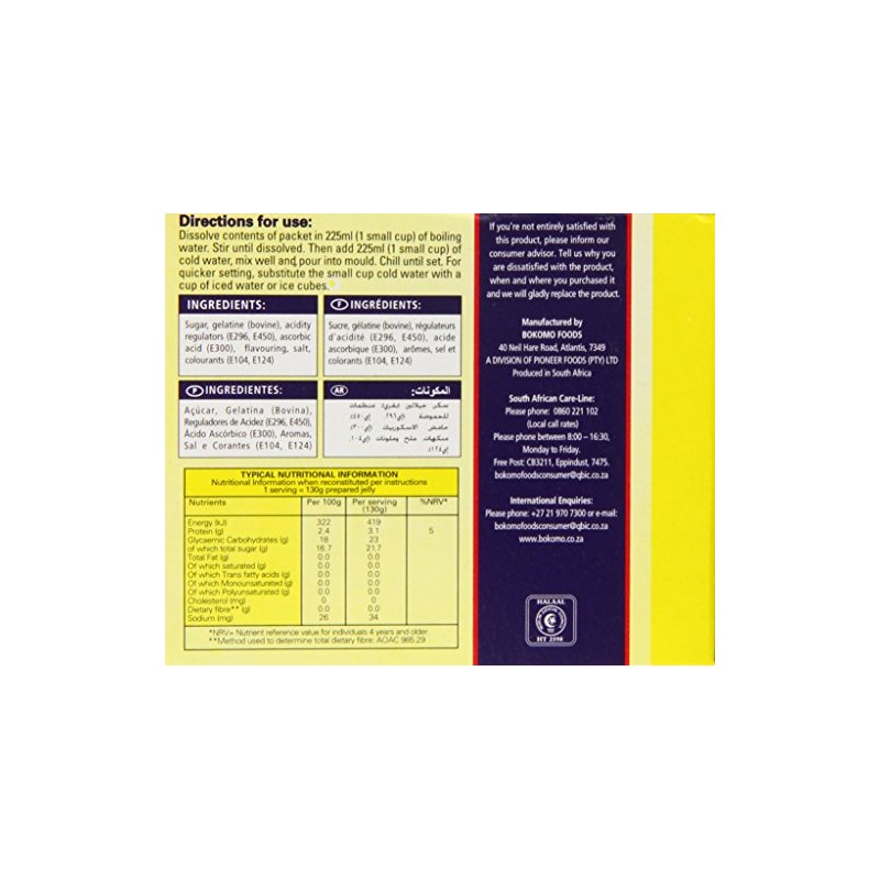 Moir's Greengage Jelly Powder 80 g (Pack of 6)