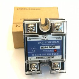 40A Solid State Relay SSR DC-AC Input 3-32V DC Load 24-480V ​AC D4840