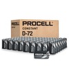 ProCell Constant D Cell Long-Lasting Alkaline Batteries (72 Pack), 10-Year