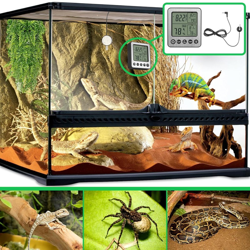 Refrigerator Thermometer Digital Freezer Thermometer Fridge Thermometer with Extra Sensor