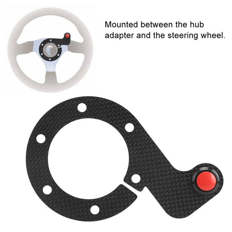 Push Button Switch Steering Wheel Horn Push Button Kit Acrylic