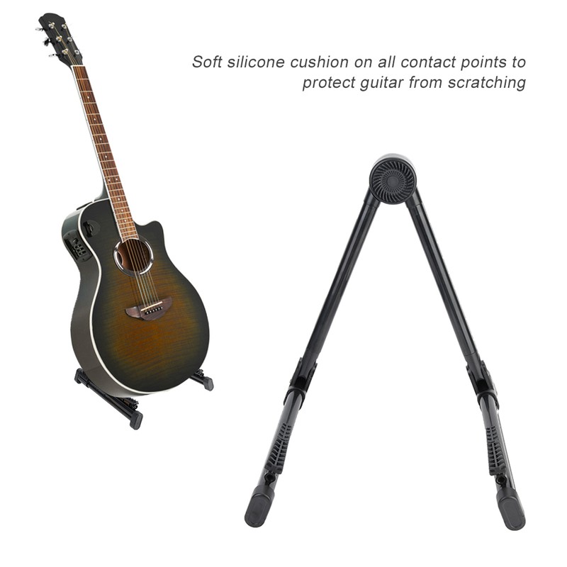 Portable Foldable A Frame Universal Stand for Acoustic Classic Guitars