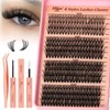 Higu clace Wimpern-Extensions,30D+40D+50D+60D Lash-Extension-Set, Wimpern-Extensions-Set-7-tage halt mit Applikator und Wimpernkleber