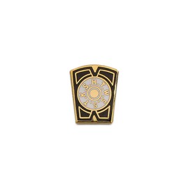 Mark Keystone Masonic Lapel Pin - [Gold & Blue][1/2'' Tall]