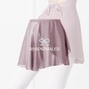 Rosenthaler Balletcore Chiffon Wrap & Pull-On Ballet Skirt Dancewear Wrap Skirt Sky Blue