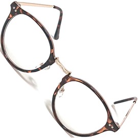 [FashionBerry] Date Glasses, Fashionable Sunglasses, Unisex, UV Protection, UV Protection, Clear Lens, Color Lens, Combination Frame, Thin, Color, Transparent, Drive, Present, 2. Demi x clear