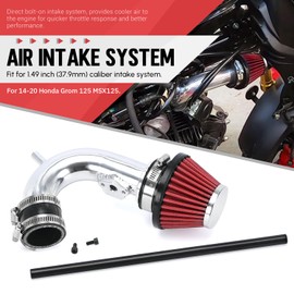 PTNHZ 1.49" Cold Feed Induction Air Intake Kit Relacement For 14-20 Honda Grom 125 MSX125