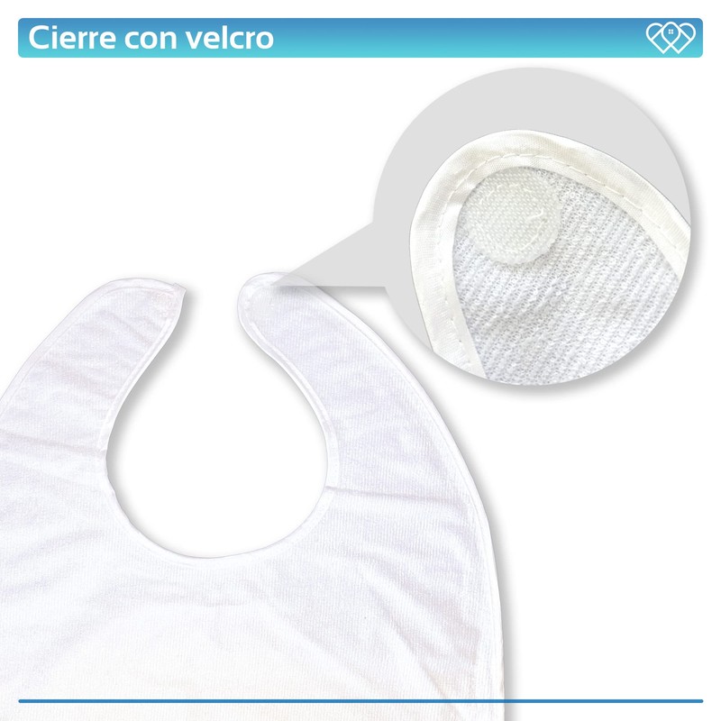 ARNAIN Pack of 2 Adult Waterproof Bibs for Adults, Large,