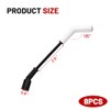 9070C Juego de cables de bujía Accel Extreme 9000 compatible