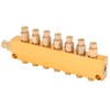 Oil Distributor Adjustable Brass Lube Piston Separator Divider Valve Lubrication