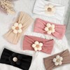 Dresyu Baby Flower Headbands Baby Girls Nylon Headband Soft Stretchy