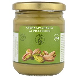 Veggy Duck Veggy Duck - Sweet Spreadable Pistachio Cream (200g) | With 45% Mediterranean Pistachios | Italian Artisan Food Gourmet | Suitable for Breakfasts & Desserts