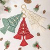 3PCS Christmas Tree Macrame Kit, Christmas Macrame Woven Tree DIY