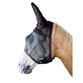 AJ Tack Fly Mask with Ears Small