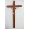 Vittoria Collection 17" Wall Crucifix Wood Cross Jesus Stone Corpus