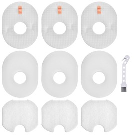 3 Pack HV301 Filter Replacement for Shark rocket HV300 HV292 HV300W HV302 HV301 HV305 HV308 HV310 UV450 CS100 QS302 Ultralight Corded Stick Vacuum, Part XFFV300