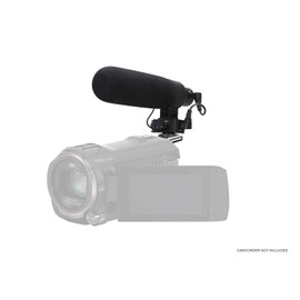 Advanced Super Cardioid Microphone for Sony HDR-CX455 (Stereo/Shotgun) with Dead Cat Wind Muff (Includes Mounting Bracket)