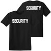 Promotion & Beyond Security Guard Event Staff Double-Sided Unisex T-Shirt