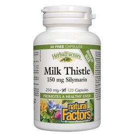 Natural Factors Milk Thistle - Bonus Size - 120 capsules