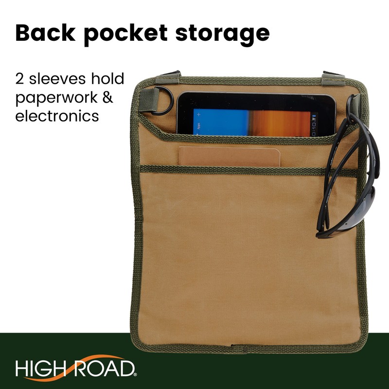 High Road Cairn Front Seat Car Trash Bag with Storage